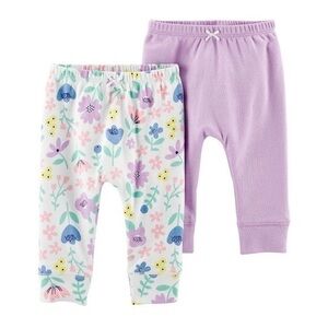 NWT. CARTER’S Baby Floral 2 Piece Pants Set